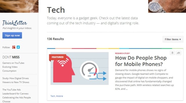 google-think-insights أداة من غوغل