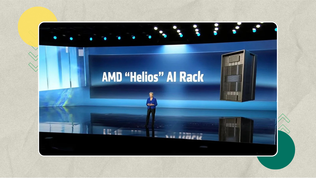 AMD تطلق منصة Helios AI لمواجهة Nvidia في سباق الذكاء الاصطناعي - أراجيك