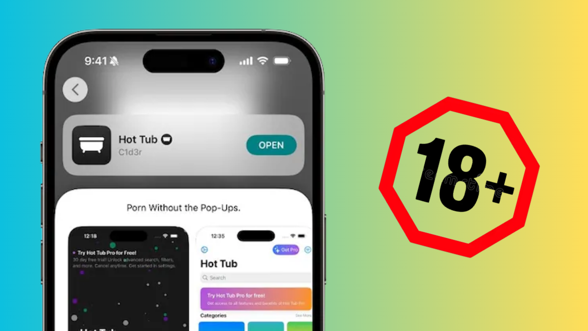 الآيفون يحصل على تطبيق إباحي أصلي لأول مرة.. “Hot Tub” متصفح آمن للبالغين  - أراجيك